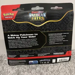 Pokemon TCG - Scarlet & Violet Paldean Fates Tech Sticker Three Pack Blister - Image 2