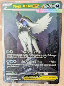 2025 Pokemon Mega Evolutions Absol ex Special Illustration Rare #180/132 - Image 1