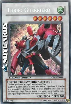 HEAVY PLAY • Turbo Guerriero (Warrior) • Segreta • CT05 IT004 Yugioh ANDYCARDS - Image 1