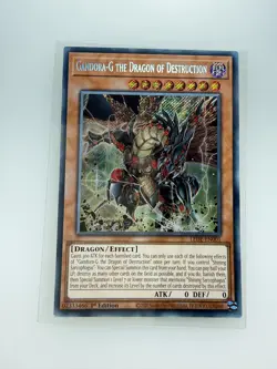 Yu-Gi-Oh Gandora-G the Dragon of Destruction - Secret Rare LEDE-EN001 - Image 1
