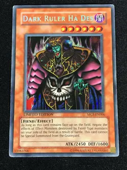 Yugioh Dark Ruler Ha Des MC1-EN006 SECRET (HP) - Image 1