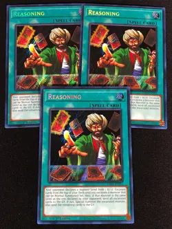 Yugioh Reasoning RA01-EN052 1ST SECRET X3 (NM) - Image 1