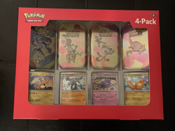 Sam's Club Pokemon TCG: Scarlet & Violet 151 4 Mini Tins + 4 Promo Cards Pack #1 - Image 1