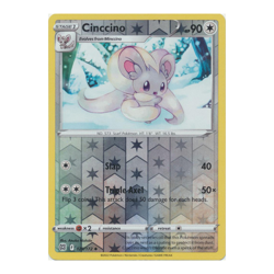 Cinccino 125/172 Reverse Holo Rare Brilliant Stars Pokemon Card TCG Near Mint NM - Image 1