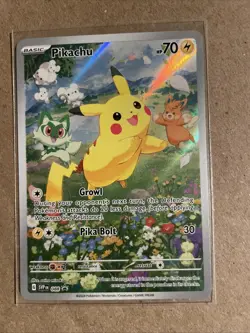 Pikachu 088 Sv: Scarlet & Violet Promo Cards Illustrator Rare Holo - Image 1