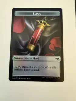 MTG Blood Slug Foil Double-Sided Token (Innistrad: Crimson Vow 2021) - Image 2