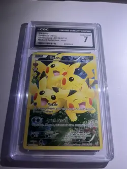 Pokemon TCG Pikachu RC29/RC32 Generations Ultra Rare Full Art CGC 7 Near Mint - Image 2