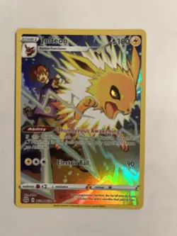 2022 Pokemon Jolteon TG04/TG30 Swsh11: Brilliant Stars Trainer Gallery Full Art - Image 4