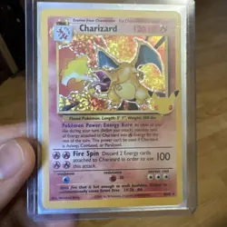 Pokemon TCG Charizard 4/102 Celebrations Classic Collection Holo Rare LP - Image 1