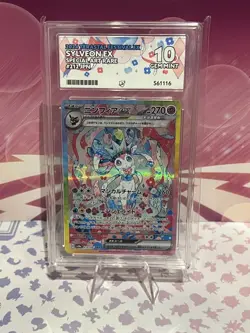 Pokemon TCG Sylveon EX SAR 212/187 Terastal Festival Japanese Edition Ace 10 - Image 1