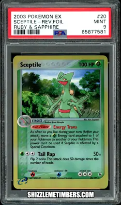 Sceptile 20/109 Reverse Holo Pokemon EX Ruby Sapphire - PSA 9 - Image 1
