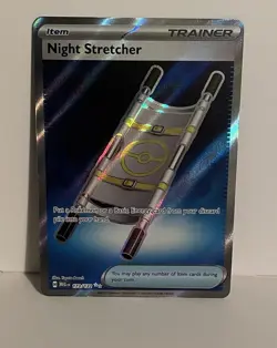 Night Stretcher 173/132 Ultra Rare Trainer Full Art - Pokemon Mega Evolution NM - Image 1