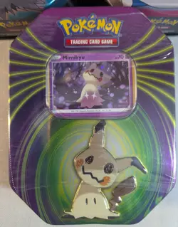 Sealed Pokemon TCG's Mighty Mysterious 2021 Mimikyu Snorlax Darkrai Tins Set 3 - Image 4
