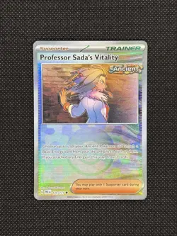 Pokemon TCG PROFESSOR SADA’S VITALITY 120/131 SV Prismatic Evolutions Pokeball - Image 1