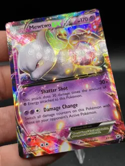 Pokemon TCG Mewtwo EX XY Black Star Promos XY107 Holo Promo NM ZJ1 - Image 2
