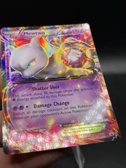 Pokemon TCG Mewtwo EX XY Black Star Promos XY107 Holo Promo NM ZJ1 - Image 3
