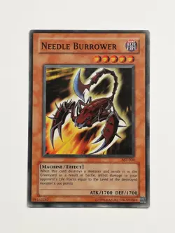 Yugioh Needle Burrower AST-020 SUPER RARE NEAR MINT - Image 1