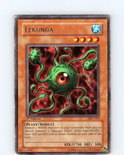 Yu-Gi-Oh TCG Lekunga IOC-027 1st Edition Regular Rare Card Played HP - Image 1