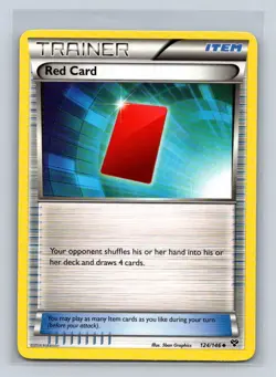 Red Card #124/146 XY Base Set Uncommon - Pokemon Cards D63 - Image 1