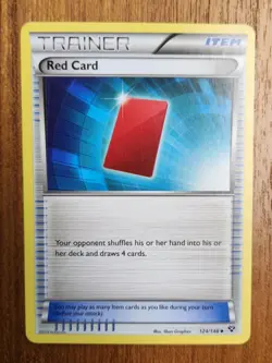 Uncommon Red Card Pokemon Trainer Card, XY Set 124/146 - Image 1