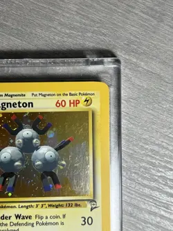 Magneton Base Set 2 9/102 - 1999 WOTC Rare Vintage Holo Pokemon TCG LP Card - Image 4