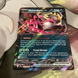 Fezendipiti EX 38/64 Shrouded Fable Collectible Card - Image 1