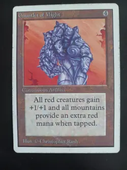 Mtg Unlimited Gauntlet Of Might HP - Image 1