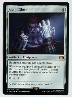 MTG Genji Glove Final Fantasy Rare Non Foil 0258 - Image 1