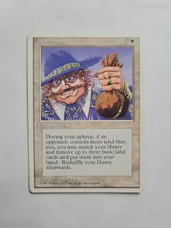 MTG - Land Tax - Core Set 4th Edition- Regular Rare - Image 1