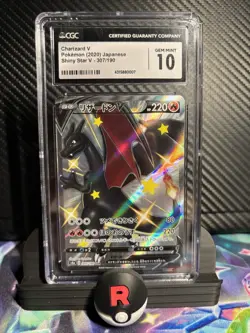 Pokemon Charizard v SSR Shiny Star v Japanese (CGC 10) 307/190 - Image 1