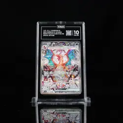 2023 Pokemon Japanese Ruler Of The Black Flame Charizard EX SAR 134 TAG 10 - Image 1