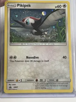Pikipek - SM07 - Cosmos Holo - Sun & Moon Black Star Promo - Pokemon - Image 1