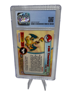 Pokemon TCG, Charizard, Topps, Rainbow Foil, 2nd Print, Graded 9.5 with CGC - Image 2
