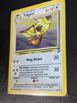 Pokemon TCG Pidgeot 14/130 Base Set 2 Holo WOTC 1999 - Light Play Excellent - Image 4
