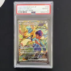 PSA 10 Hop's Zacian EX SAR 128/100 Battle Partners Japanese Pokemon 2025 - Image 1