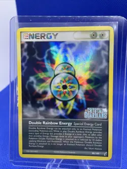Pokemon Double Rainbow Energy 88/100 Crystal Guardians Stamped Holo (2006) - Image 1