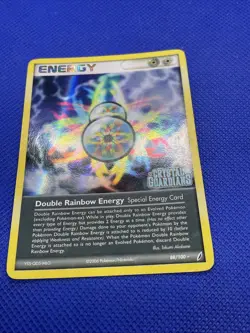 Pokemon Double Rainbow Energy 88/100 Crystal Guardians Stamped Holo (2006) - Image 3