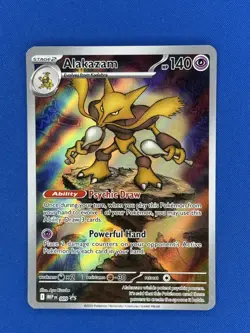 Pokemon Mega Evolution - Alakazam 009 Black Star Promo - Image 1