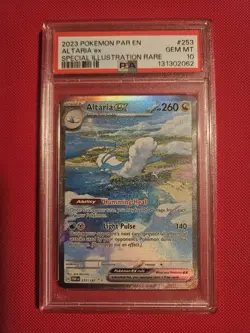 PSA 10 Pokemon 2023 SV Paradox Rift Altaria EX PSA 10 #253/182 - Image 1