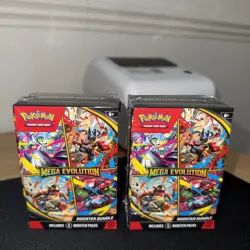 Pokemon TCG Mega Evolution Booster Bundle 6 Packs x2 NEW - IN HAND ✅ - Image 1