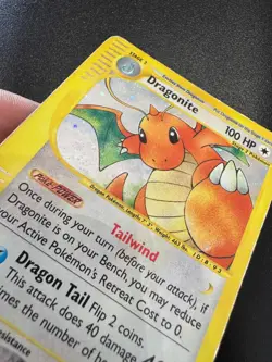 Carta Pokemon Dragonite 9/165 expedition Base Set Holo Rare lp holo english eng - Image 2