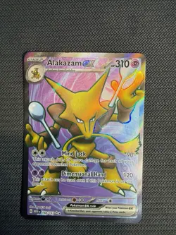 Alakazam EX Full Art 188/165 Near Mint Scarlet Violet 151 Pokemon TCG - Image 1