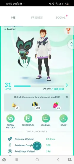 Pokemon Go (Stage 31 ) Shiny Noibat Headband ( Halloween 2025 ) ( 12 Shinys ) - Image 1