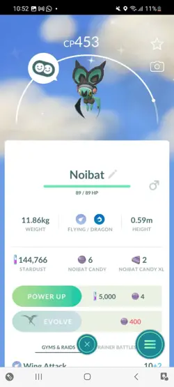 Pokemon Go (Stage 31 ) Shiny Noibat Headband ( Halloween 2025 ) ( 12 Shinys ) - Image 2
