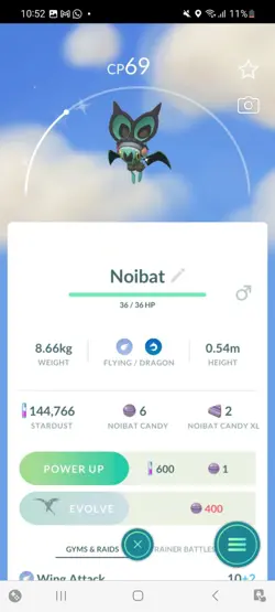 Pokemon Go (Stage 31 ) Shiny Noibat Headband ( Halloween 2025 ) ( 12 Shinys ) - Image 3
