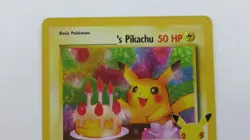 2021 CELEBRATIONS BIRTHDAY PIKACHU 25TH ANNIVERSARY POKEMON #24 BLACK STAR PROMO - Image 2