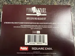Final Fantasy. Trading card gameJourney of Discovery opus XXVII pre release kit - Image 2