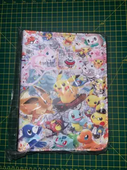 Pokemon Premium Zip Trading Card Binder 4 Pocket with cards - Image 1