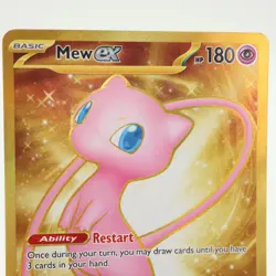 Pokemon Mew EX 205/165 Scarlet and Violet 151 Gold Hyper Rare Card NM Condition - Image 2