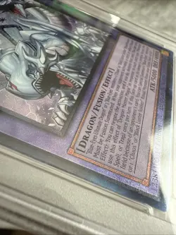 Yu-Gi-Oh! TCG Dragon Master Magia Prismatic Ultimate Rare Card RA04-EN055 PSA 9 - Image 4